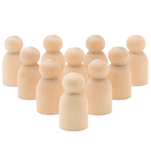 Piccola bambola piolo legno - piolo,